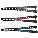 Cumpara ieftin Set trei briceaguri de antrenament DEPOX&reg;, Scared Skulls, otel inoxidabil, multicolor