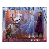 Puzzle cu rama - Frozen II (40 piese), Dino