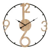 Cumpara ieftin Ceas de perete Broda Pako World Negru 50x3x50 cm