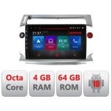 Navigatie Citroen C4 E-088 Octa Core cu Android Radio Bluetooth Internet GPS WIFI DSP 4+64GB 4G CarStore Technology