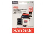 Card de memorie microSDXC 128GB Class 10 UHS-I 140MB/s, Sandisk