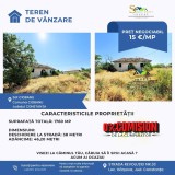 Teren de v&acirc;nzare &ndash; Sat Ciobanu, comuna Ciobanu, județul Constanța
