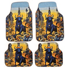 Covorașe Auto DECOMAT Bull Print &ndash; Set Universal PVC