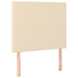 Cumpara ieftin Tablie de pat crem 90x5x118/128 cm, material textil