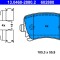 ATE 13.0460-2880.2 set placute frana,frana disc