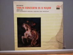 Beethoven &amp;ndash; Violin Concerto in D Major (1970/Supraphon/Czech) - VINIL/NM foto