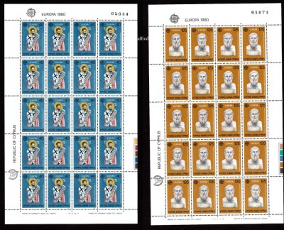 CIPRU 1980, EUROPA CEPT, serie neuzata, MNH foto