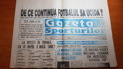 gazeta sporturilor 22-23 octombrie 1994-articol despre rapid bucuresti foto