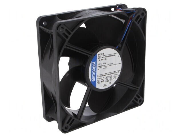 Ventilator DC Axial 48V 119x119x38mm 240m3/h 50dBA