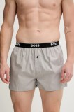 BOSS boxeri de bumbac 2-pack culoarea negru, 50545913