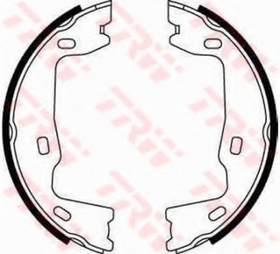 Set saboti frana, frana de mana SAAB 9-5 Combi (YS3E) (1998 - 2009) TRW GS8223 foto