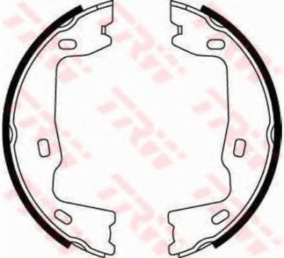 Set saboti frana, frana de mana OPEL VECTRA B (36) (1995 - 2002) TRW GS8223 foto