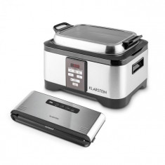 Klarstein KLARSTEIN Tastemaker + FOODLOCKER PRO, set pentru fierbere vacuum (SOUS VIDE), vas electric, 550 W / 6 L, 0,8 bar foto