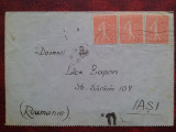 1928-23 mai-Scrisoare francata-Paris-Iasi-RAR
