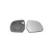 Geam oglinda Nissan Micra (K13) 2010-, Dreapta, Crom, Cu incalzire, Convex, View Max, 2708554M