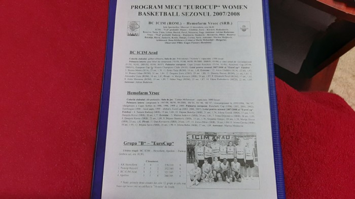 program ICIM Arad - Hemofarm Vrsec