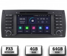 Navigatie BMW E39 E53, Android 10, Octacore PX5 4GB RAM + 64GB ROM, 7 Inch - AD-BGWBMWE397P5 foto