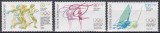 Germania 1984-Jocurile Olimpice-Los Angeles, Serie+Carnet cu 6 timbre,4 Poze,MNH, Nestampilat