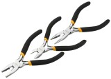 Set 3 clesti mini Tolsen 115mm (4.5 inch) - combinat, varf ascutit, taietor, otel nichelat, manere confortabile