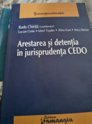 Radu Chirita - Arestarea si Detentia in Jurisprudenta CEDO foto
