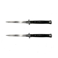Set 2 Bricege automate, Italian Blade, Stiletto, otel inoxidabil, 33 cm, husa inclusa