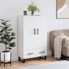Gossi dulap inalt, alb, 69,5x31x115 cm, lemn prelucrat