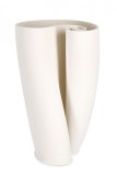 Vaza flori ceramica bej Maeli 20x23x33.5 cm