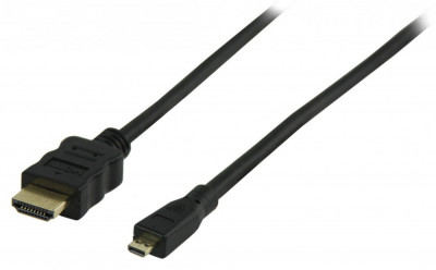 Cablu HDMI tata - micro HDMI HighSpeed Ethernet 1.5m VALUELINE foto