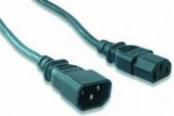 CABLU alimentare GEMBIRD prelungitor, 3m, intrare C14, iesire C13, 16A, certificare VDE, bulk, black, &quot;PC-189-VDE-3M&quot; (timbru verde 0.8 lei)