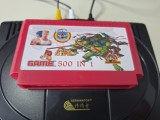 Caseta Jocuri 500 in 1 NES 8 Bit Retro Vintage Colectie Terminator Nintendo Sega Famiclone Dendy Joc TV