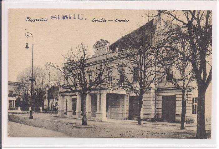 Carte postala necirculata din jurul anului 1900 Sibiu