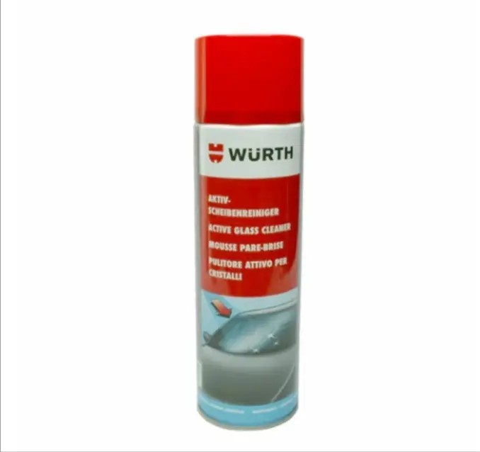 Spuma activa pentru curatat geamuri - parbrize Wurth 500ml