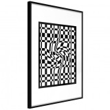 Cumpara ieftin Poster - Op Art, cu Ramă neagră, 20x30 cm