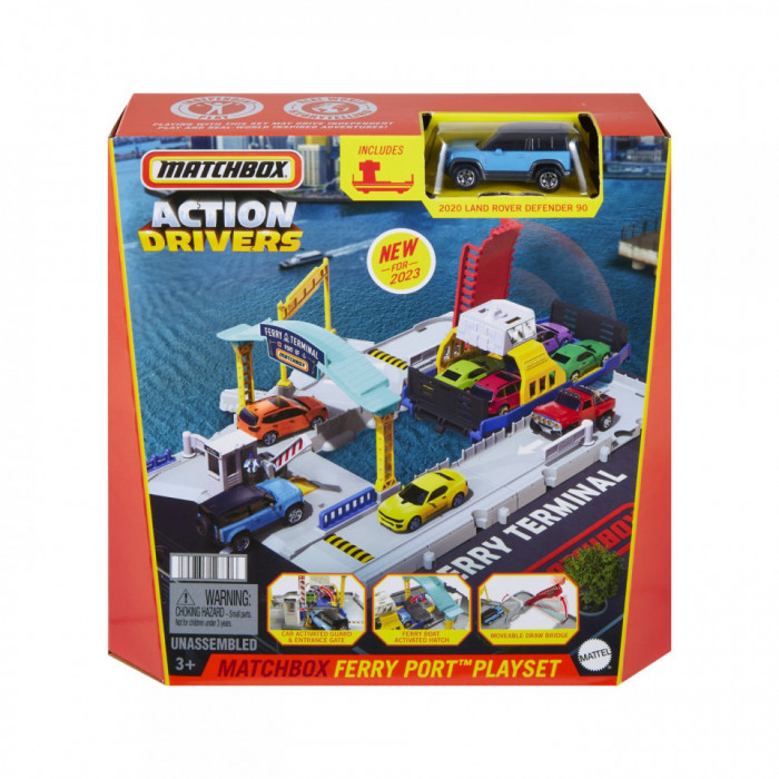 MATCHBOX SET ACTION DIVERS FERRY PORT