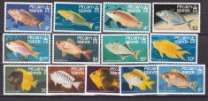 Pitcairn 1984 fauna marina 1984 MI 238-250 MNH ww80