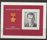 C5757- Germania Democrata 1976 - Celebritatii bloc. .neuzat,perfecta stare MNH, Nestampilat