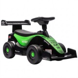 AIYAPLAY Mașină porteur F1 pentru copii, vehicul de &icirc;mpins cu volan muzical, roți silențioase și compartiment de depozitare, 18-36 luni, verde | Aosom