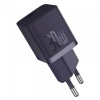 Incarcator Retea Cu Cablu USB-C Baseus GaN Mini 1C, 30W, 3A, 1 x USB-C, Mov P10110902523-00