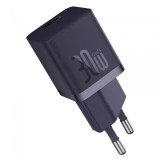 Incarcator Retea Cu Cablu USB-C Baseus GaN Mini 1C, 30W, 3A, 1 x USB-C, Mov P10110902523-00