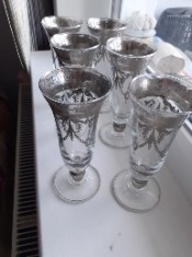 Pahare vechi cu argint