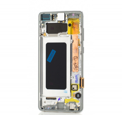 Display Samsung Galaxy S10 Plus (G975), White, Service Pack OEM foto