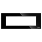 Rama Luxion Italian LXI-GF006B, 6 module, negru