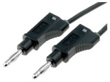 Cablu de măsurare ELECTRO-PJP 2m 70VDC 33VAC 20A cu soclu axial 4mm negru