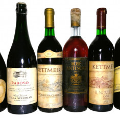 LOT - 5 - 6 STICLE VIN ROSU, Recoltare 1980/85/86/87/88/89