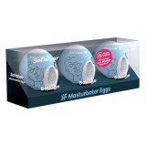 Set 3 oua masturbatoare Satisfyer Egg Savage