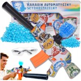 Pușcă automată + pistol pe bile gel 7-8 mm, 1000 bile incluse, 7,4V, USB, atrapă