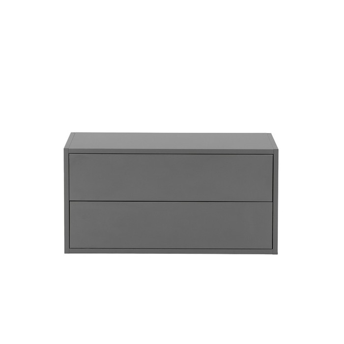 Boxie 2 fi&oacute;kos fali szekr&eacute;ny 40x80x37 cm antracit
