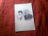 Fotografie - Carte Postala cca.1900 - Cuplu la Fotograf