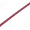 Tub termocontractant, 19.1mm, 1m, ro&amp;#351;ie, CYG/KTG - CB-HFT(2X) 19.1