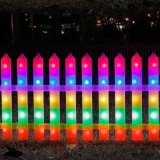 Gard decorativ, 3m, 160LED, multicolor, interconectabil
